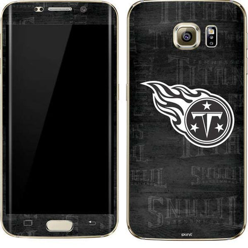 NFL Tennessee Titans Black & White Galaxy S7 Edge Skin